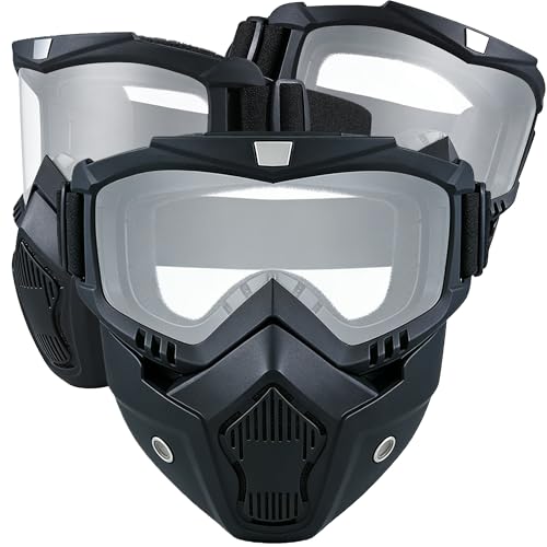 Image of Paintball Mask Anti Fog,Tactical Full Face Mask Ski Mask Goggles Detachable Adjustable,Motorcycle Riding Face Protection