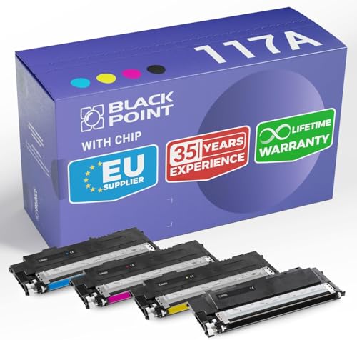 Cartouche toner HP 117A W2070A W2071A W2072A W2073A pour HP Color Laser MFP 178nwg 150a BLACK POINT