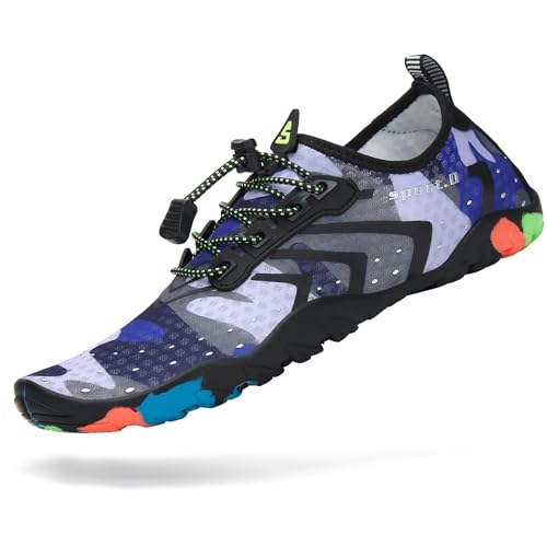 Image of Mishansha Water Shoes for Women Men, Quick-Dry Barefoot Swim Shoes with Drainage Holes, Lightweight Aqua Shoe for Beach Pool River Boating Yoga Walking