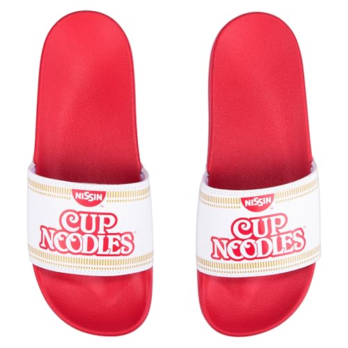 Odd Sox, Slide, Slip On Sandal, Cup Noodles, Soft, Comfortable, Unisex
