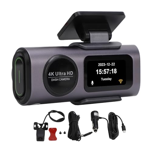 Caméra de tableau de bord double 4K pour la sécurité de votre voiture