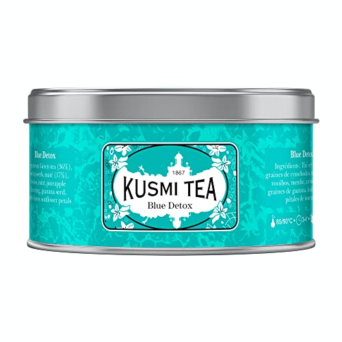 Kusmi Tea - Blue Detox - mélange de thé vert, mat...