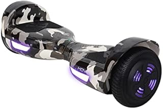 Hover-1 Helix Electric Hoverboard | 7MPH Top Speed, 4 Mile Range, 6HR Full-Charge, Built-In Bluetooth Speaker, Rider Modes: Beginner to Expert, Camouflage