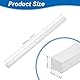QUARKZMAN 6063 Aluminium Profil Flachleiste, Quadratischer Aluprofil Flachstreifen Alublech 15x15x305mm (T*W*L), Alu Flachstange Aluminium Flachplatte Aluleisten Flach Aluplatte