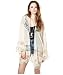 Gypsy Women Vintage Hippie Boho Kimono Cardigan Lace Crochet Jacket Tops Blouse (small)