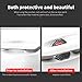 muekzru 4PCS Universal Carbon Fiber Car Door Handle Scratch Protector Sticker,Automotive Personalize Exterior Accessories,Car Door Handle Paint Scratch Protective