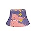 Produktbild CNSP Fischerhüte Foldable Sun Hats for Women Cute Funny Piggy Piggy Bank Summer Unisex Fishing Sun Top Bucket Hats for Teens Women Fisherman Cap Outdoor Sport Sun Hats Kids