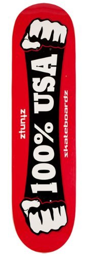 100 USA Park Skateboard Deck