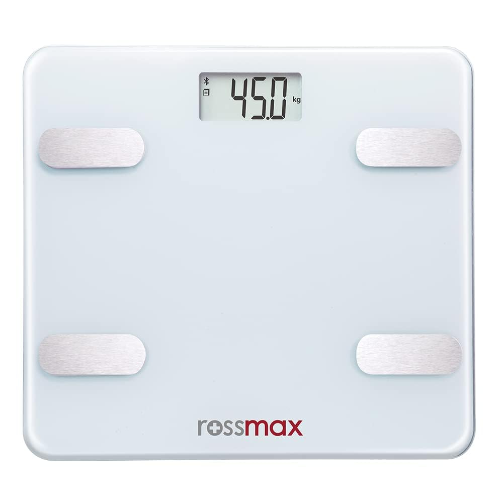 Rossmax WF262BT Smart Body Fat Monitor Scale - Bluetooth Digital BMI Weight Scale with Body Fat Analyzer & Composition Monitor - Achieve Your Health Goals with App-Enabled Body Weight Tracking (B0BWDDRGCR) Amazon Price History, Amazon Price Tracker