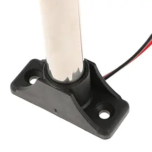 MERISHOPP DC 12V Replacement Boats 360 Degree Stern Anchor Navigation Indicator Pole Light Lamp Polished Stainless Steel Pole, Plastic Lens Parts & Accessories | Boat Parts | Electrical & Lighting