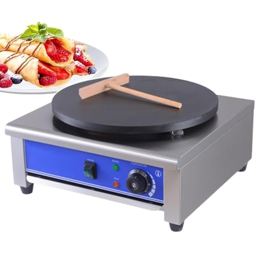 Pancake Maker & Griddle, 3000W, temperatura ajustable 50-300°C, superficie antiadherente para una fácil limpieza, ideal para panqueques, huevos y crepes