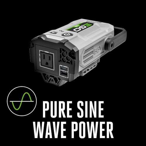 Image of EGO POWER+ Portable Inverter, 180W, Power Inverter Generator, Quiet, Battery and Charger Not Included - PAD1800