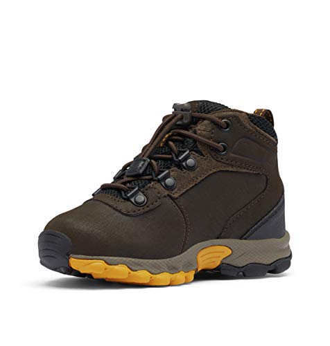 Columbia Kids Newton Ridge Waterproof (Toddler/Little Kid/Big Kid) Cordovan/Golden Yellow 2 Little Kid by Columbia - Image 2