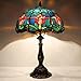 LXHCYOU Table Lamp Base Replacement, Dark Bronze Finish, Resin, 6.5x19 Inch, Fit for 8, 10, 12 Inch Tiffany Style Stained Glass Lampshade (W6.5X19 inch)