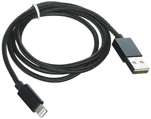 Bigwow ayong63 iPhone Charger, 3Pack 3FT Lightning USB Soft Nylon Braided Cable, 2.4A USB Fast Charging Charger Cord for iPhone X/8/8 Plus/7/7 Plus/6/6 Plus/6S/6S Plus,SE/5S/5,iPad,iPod Nano 7(Black)