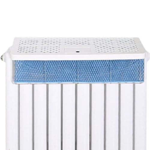 WXQTM - Caja de agua para radiador de evaporación, equilibra la humedad seca en interiores, bandeja humidificador naturalmente desmontable para dormitorios compartidos