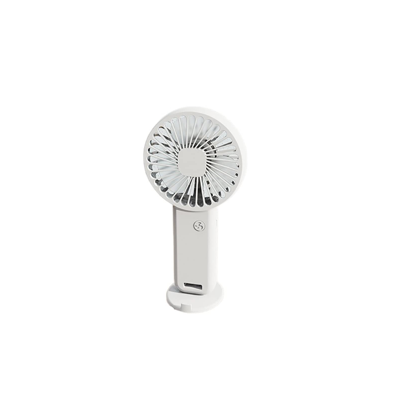 Ventilador portátil de mano mini ventilador USB escritorio color blanco