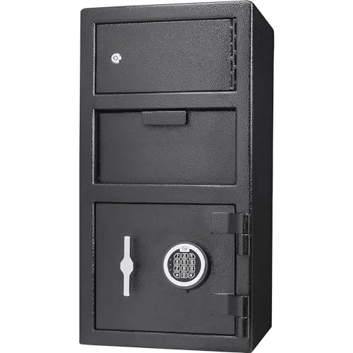 Barska Advanced Digital Keypad Compact Depository Drop Safe with Master Code + 5 Codes & Dual User Mode, Black, 0.72/0.78 Cubic Ft thumbnail 6