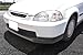 Front Bumper Lip Compatible with 1996-1998 Honda Civic, EK 2Dr 3Dr 4Dr CTR Style Urethane PU Unpainted Black Front Spoiler Valance Chin Diffuser Bodykit by IKON MOTORSPORTS, 1997