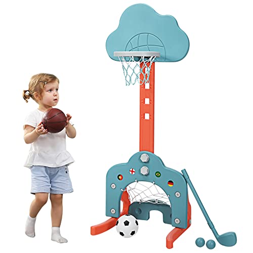 Panier de basket 3 en 1 réglable, le cadeau d'anniversaire idéal pour enfant