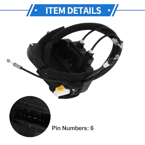 Image of Power Door Lock Actuator Motor for Nissan TITAN 2004-2012 Front Left Driver Side Door Latch Actuator Assembly with Cable