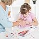 NewZC 400 Stück Handwerk Bunte Holzperlen 11 Arten Bunte Perlen Set Kinder Holzperlen mit Loch zum Auffädeln Bastelperlen Set für DIY Armbänder Schmuck Halsketten für Spielzeug ab 5 Jahre Mädchen