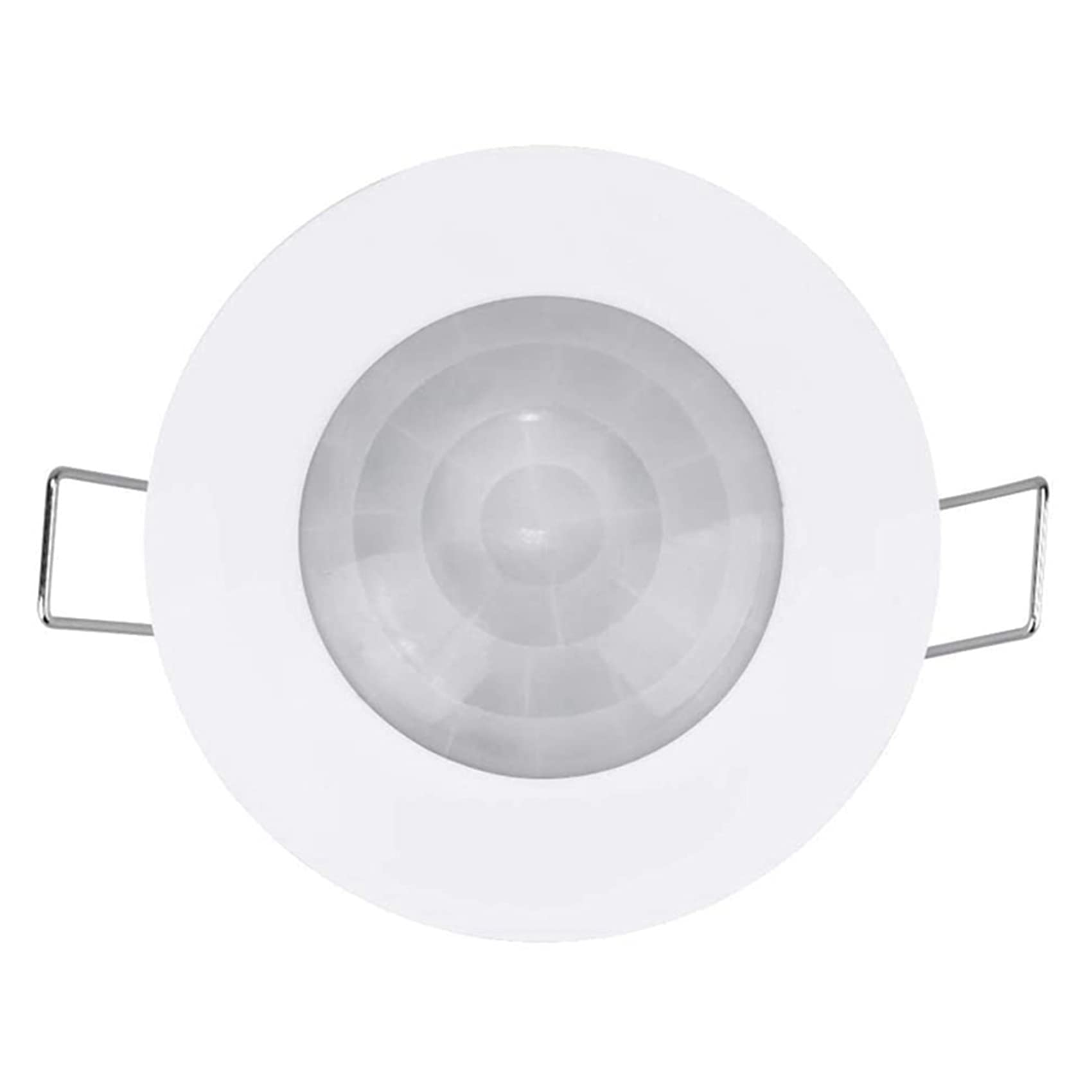 6X Interruptor de Luz del Detector del Sensor de Movimiento del Techo PIR Empotrado Infrarrojo de 110V-220V 360 °, Sensor de Luz de Movimiento