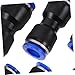 HOMSFOU 6pcs Air Hose Quick Connect Fittings Line Quick Connector High Pressure Hose Connector for Industrial Use