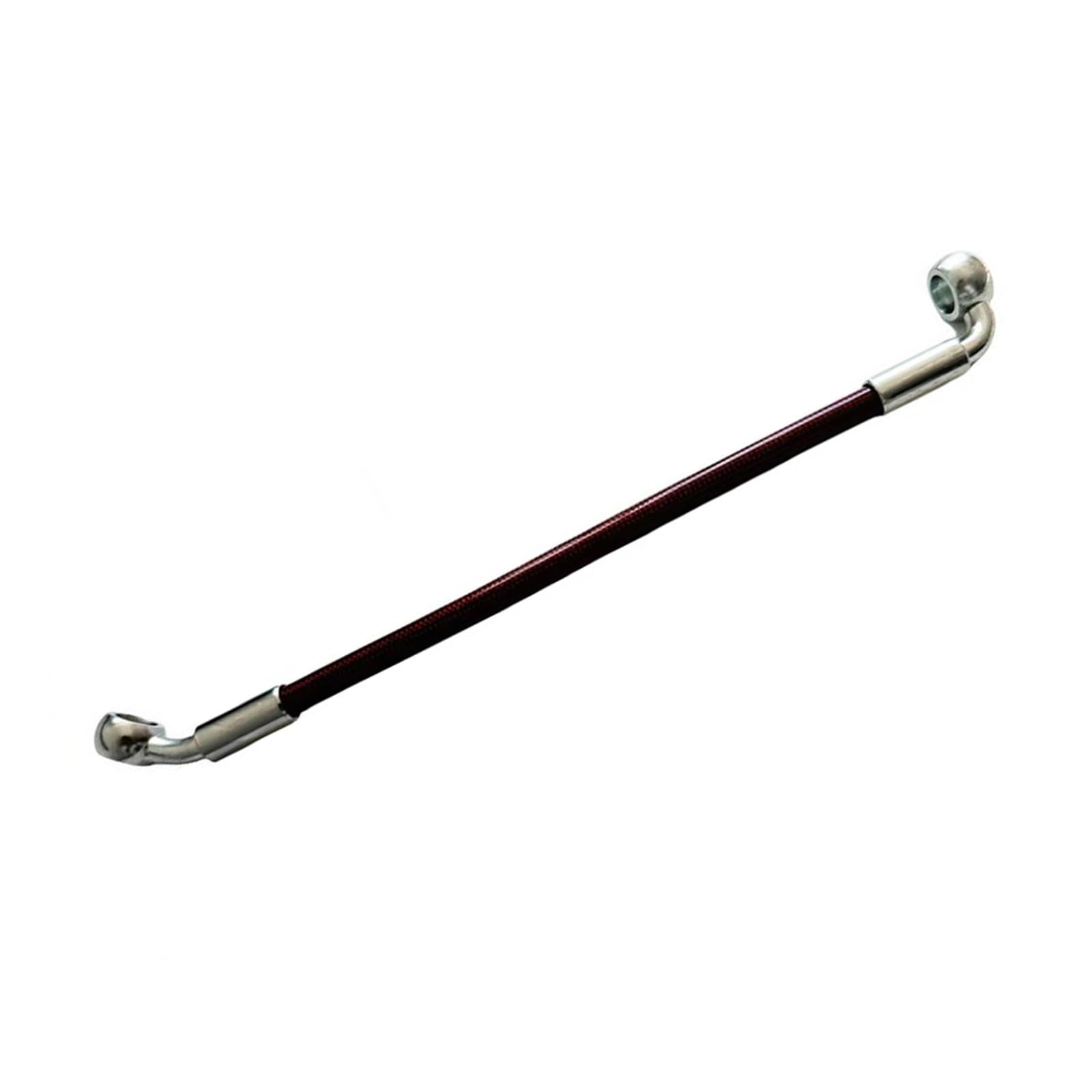Lmnmy One Color Motorcycle Brake Clutch Line For Kawasaki For Y-Amaha For H-Onda Red 10Cm-500Cm Motorcycle 10Mm Banjo Braided Brake Hose Cable Hydraulic Oil Pipe 28°90° Accessories(400Cm)