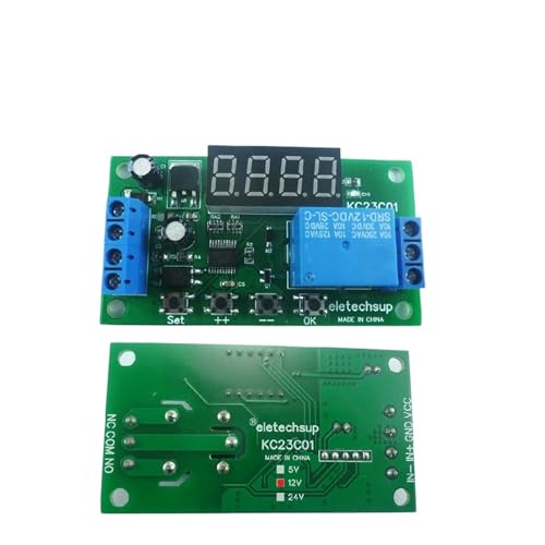 Minuterie réglable par relais multifonctionnel 12V pour cycle marche arrêt