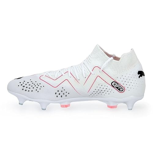 PUMA Future Match Mxsg, Zapatillas de fútbol Hombre, Blanco Black Fire Orchid, 43 EU