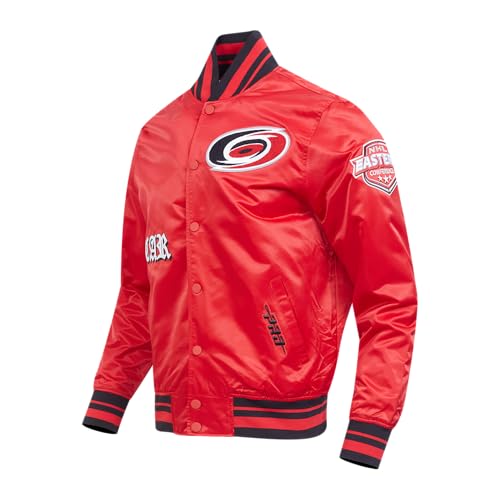 Image of Pro Standard Mens NHL Old English Satin Jacket