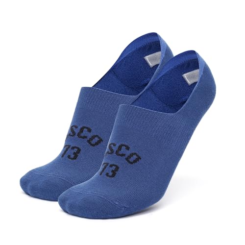 Image of Levi's Men's Cotton Stretch No Show Anti Slip Grip Socks (Pack of 3)