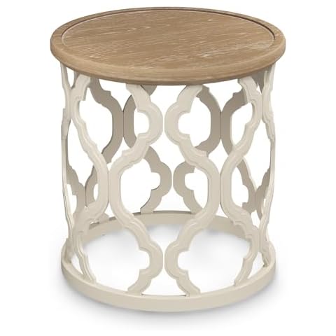 VONLUCE Farmhouse Round Side Table Cover