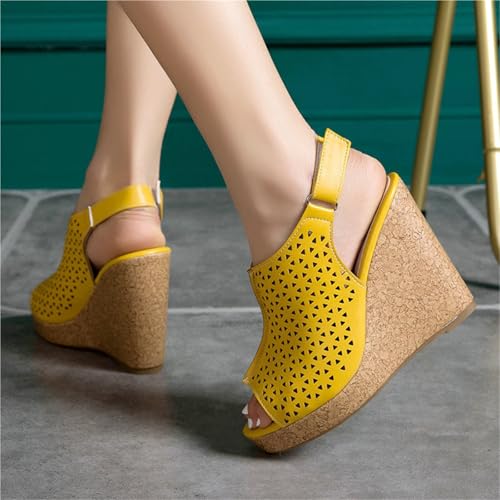 Fashion Wedge Sandals Female High Heels Flip Flop Casual Party Wedge Shoe For Women2