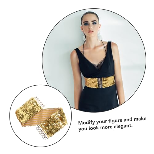 Sequin Belt Coat Belt Waist Belt for Dress Women Belts Waist Strap Skirt Belt Stretch Belt Waist Belt3