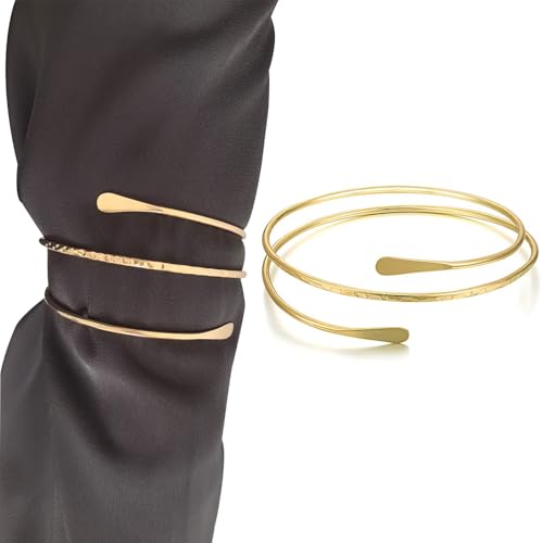 MAGIDOVE 3PCS Arm Cuffs for Women Arm Band Adjustable Armband Set4