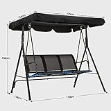 Hollywoodschaukel Gartenschaukel Gartenliege Schaukelbank - 7