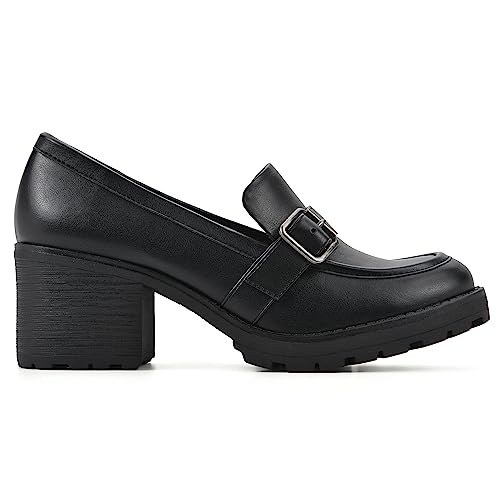 Image of WHITE MOUNTAIN Women's Shoes Bougie Block Heel Loafer