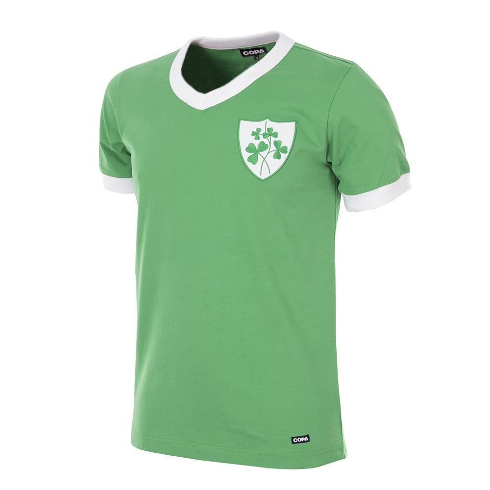 COPA - Maglia Calcio Retro - Irlanda 1965 - Uomo - XS - Verde