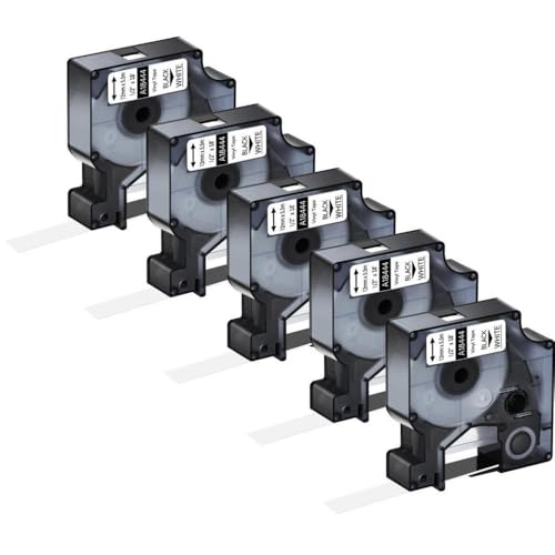 5 �p�b�N 9 �~�����[�g�� 12 �~�����[�g�� 19 �~�����[�g�����x���e�[�v���{�� IND A18444 S0718600 �ƌ݊��� 1000 4200 6000(5PK Black on White)