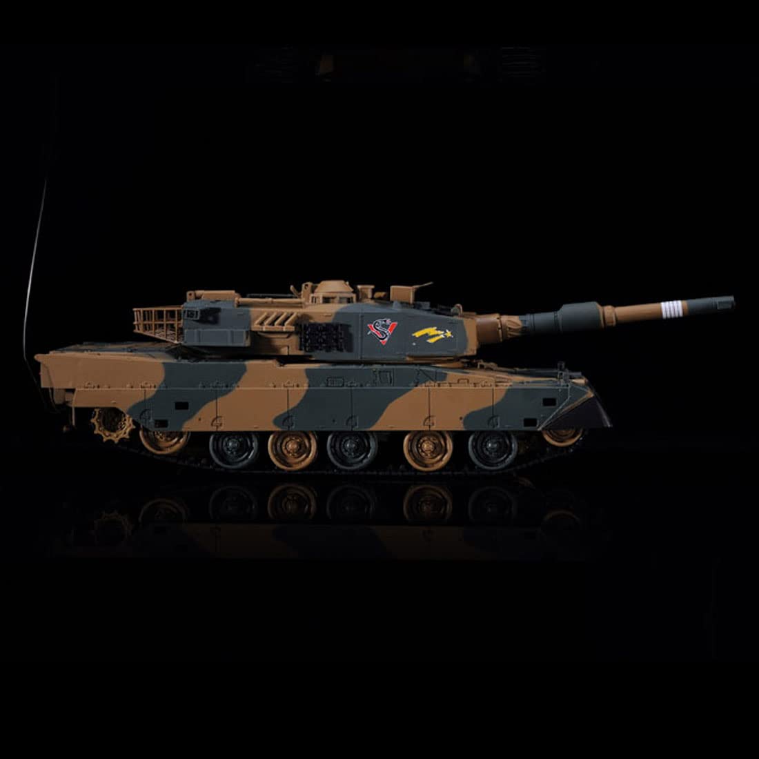 RC Leopard2 czołg A5 ze światłami i efektami dźwiękowymi, skala 1/24, pilot zdalnego sterowania, czołg z odrzutem, realistyczny model wojskowy do zabawy wewnątrz i bitew wieloosobowych