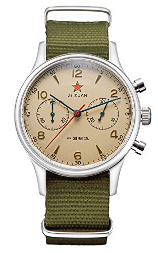 Seagull 1963 ST1901 40mm Chronograph, Swan Neck Regulator, Sapphire, Display, 2 Straps BNIB