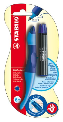 Stabilo EASYoriginal Right Handed Rollerball Pen Light Blue/Dark Blue