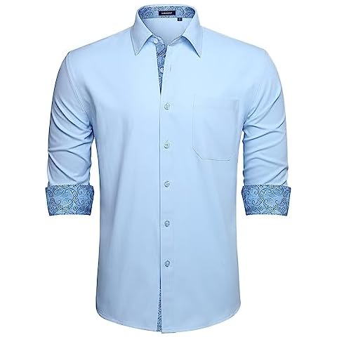 Chemise HISDERN Bleu Clair 3XL Cover