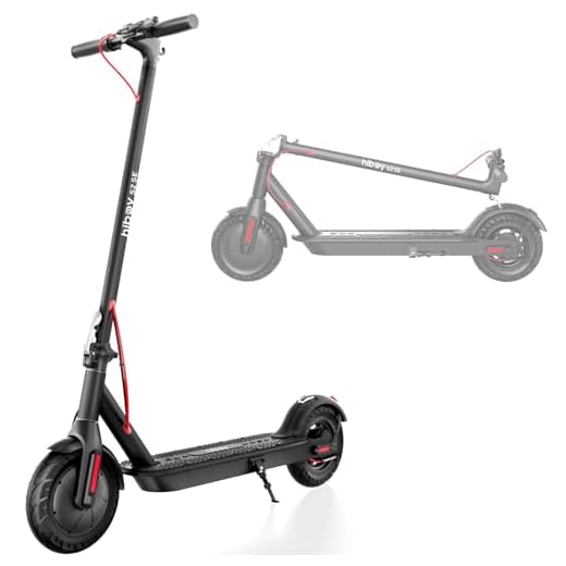 Hiboy 430W Peak Motor Electric Scooter, 10" Tires,17 Miles Range, 19 MPH Speed, Dual Brake System, Electric Scooter Adults Commuting & Urban Travel