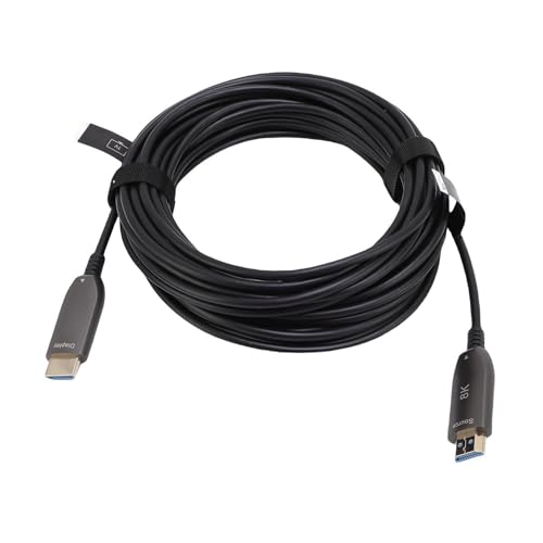 Cable de fibra óptica 8K para cine en casa y pantallas de oficina con resolución 7680x4320