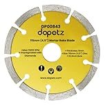 Dapetz ® Diamond Disc Mortar Raking Disc 115mm 4.5" Diamond Pointing Raker Disc Angle Grinder Blade Masonry Ideal for Grinding Crimped Mortar for Re-Pointing Work Mortar Raker