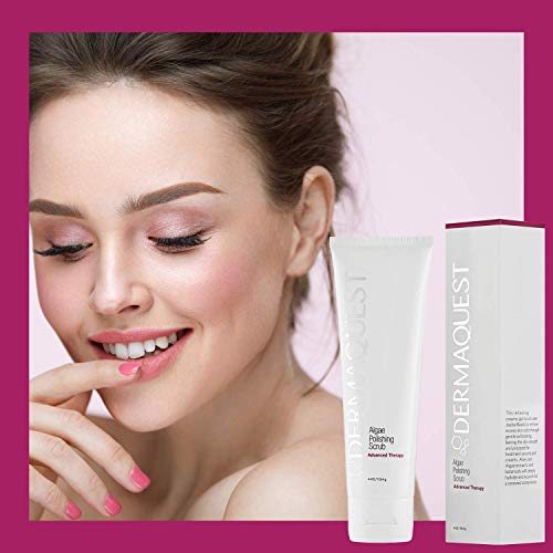 Dermaquest Advanced Therapy Algae Polishing Facial Scrub - Plastic-Free Environmentally Safe - Minimize Pores & Soothe Inflammation - Deeply Hydrating Gentle Exfoliation For All Skin Types (4Oz) #TOP5