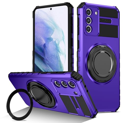 Coque Samsung S21 Plus MagSafe violette résistante aux chocs quotidiens